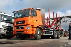 КамАЗ 6580. Сортиментовоз без ГМУ на шасси Камаз 6580-3051-68, 6x4