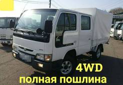 Nissan Atlas. 4WD, двухкабинник +борт 1,5 тонны, 3 200 куб. см., 1 500 кг., 4x4