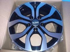 Диск колесный 16x6,5 5x114,3 ET45 d.60,1 K&K КС704 (ZV 16_Lifan X60) алмаз черный в Новосибирске K&K КС704