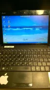 Asus Eee PC 1001P. 10.1", 1,7����, ��� 1024 ��, ���� 160���, WiFi, Bluetooth ����