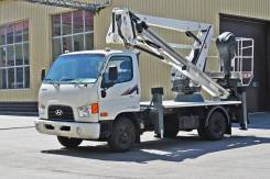 Hyundai HD65. Автовышка на шасси Hyundai HD 65 (22 метра), 3 907 куб. см., 22,00 м.