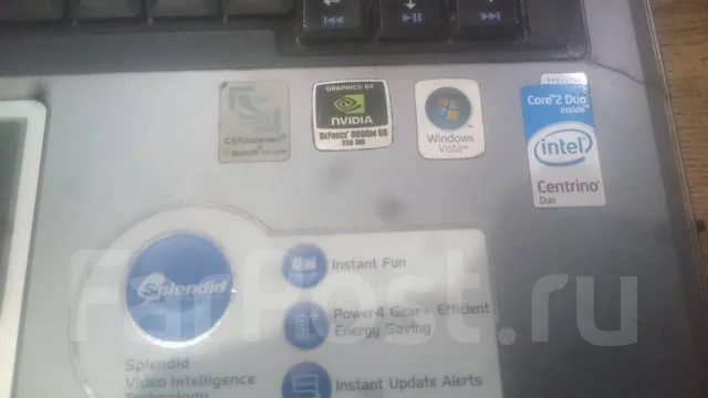 Asus F3Sv. 15.4", 1,5����, ��� 4 ��, ���� 200���, WiFi: 1, Bluetooth: 1 ����