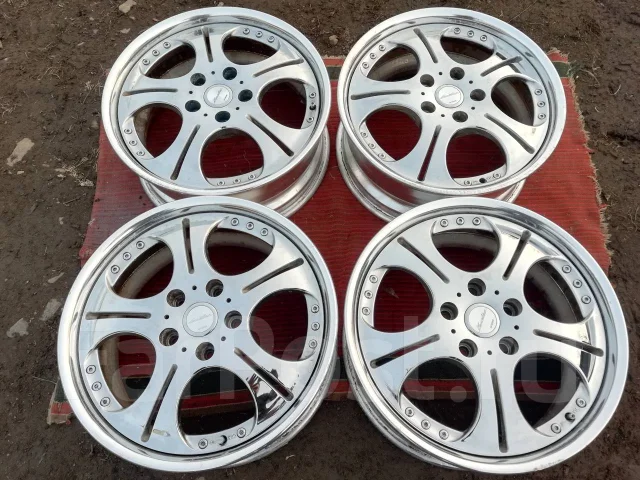 Красивые хромированые диски R17 WORK Euroline/Made in Japan /, 17