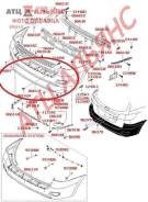 Губа бампера Hyundai Santa FE, CM, 866252B000, 006-0000072, задняя во Владивостоке Губа бампера HYUNDAI SANTA FE, CM, 866252B000, 006-0000072