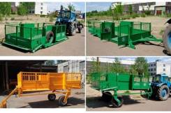 Спецавтотехника ТТ-1С. Прицеп-скотовозка ТТ-1С к МТЗ-82, 2 000 кг.