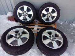 Отличное лето Бриджстоун 185/65 R15 на оригинальном литье Тойта 5/100. 6.0x15" 5x100.00 ET45