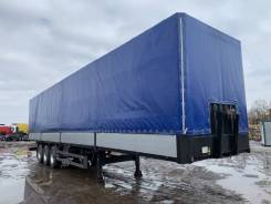 Sommer. Бортовой полуприцеп с тентом SP240 2007 года, 30 200 кг.