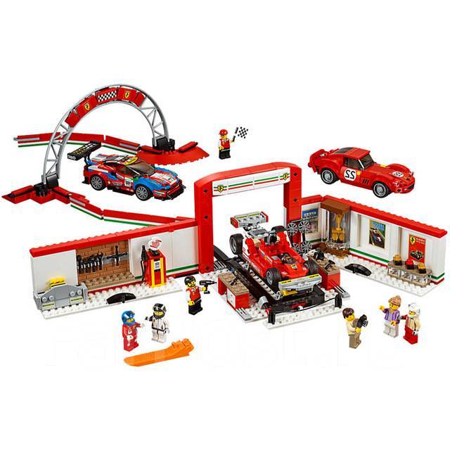 Конструктор Lepin 28019 - Гараж Феррари (аналог LEGO). Отправка по РФ ...