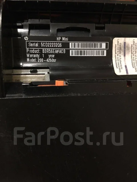 HP Mini 200. 10.1", 1,6����, ��� 2048 ��, ���� 320���, WiFi: 1, Bluetooth: 1, ����������� �� 4 910��. ����