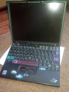 IBM ThinkPad. 1,6����, ��� 1024 ��, ���� 56���, WiFi: 1, Bluetooth: 1, ����������� �� 7��. ����