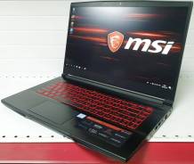 MSI GF63 8RD. 15.6", 2,3 ГГц, ОЗУ 8 Гб, диск 1 128 Гб, WiFi, Bluetooth, аккумулятор на 5 ч.