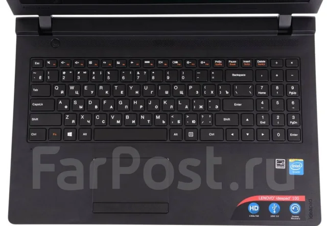 Lenovo IdeaPad 100. 15.6", 2,2����, ��� 2048 ��, ���� 500���, WiFi: 1, Bluetooth: 1, ����������� �� 3��. ����
