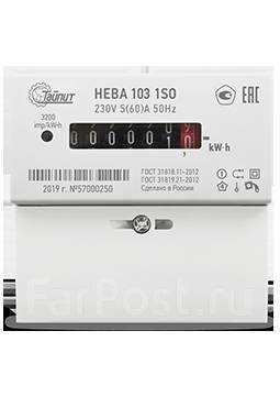 Электросчетчик Нева 103 1ф 1SO 5(60)А мех