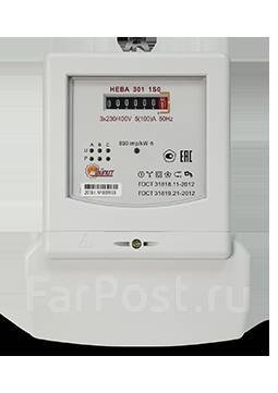 Электросчетчик Нева 301 3ф 1SO 5(100)А мех - Свет и электрика во ...