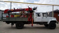 ГАЗ-33088. Бурильно крановая машина БКМ-3.350 на шасси , 8 000 куб. см., 3 000 кг.