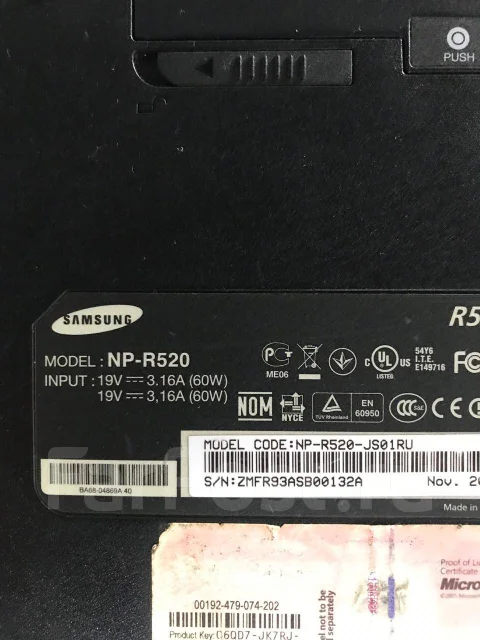Samsung R520. ��� 4 ��, Bluetooth: 1 ����