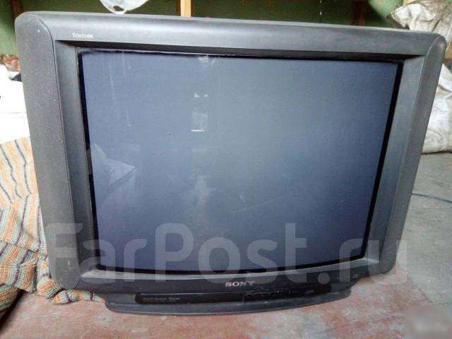 Продам большой телевизор Сони Тринитрон - 29 дюймов, как нерабочий, Sony,  CRT (ЭЛТ), 29, б/у, в наличии. Цена: 800₽ во Владивостоке