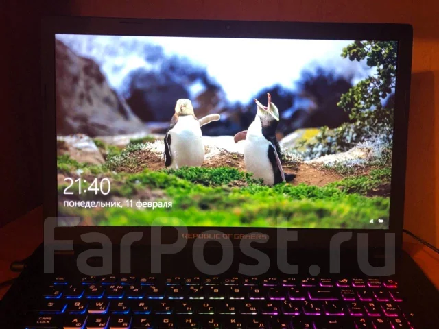 Asus ROG. 17.3", 2,7����, ��� 8 ��, ���� 1 000���, WiFi: 1, Bluetooth: 1, ����������� �� 4��. ����