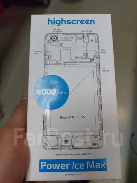 Highscreen Power Icen Max. �/�, �������, 4G LTE, Dual-SIM ����