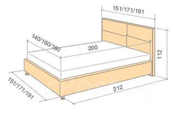 Кровать с пм 200 160 orlando