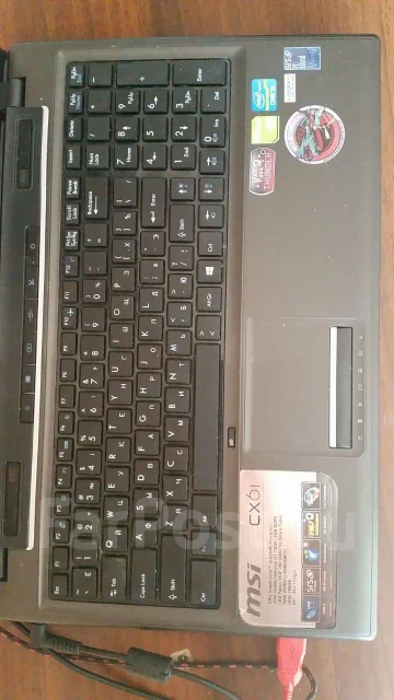 MSI CX61. 15.6", 3 230����, ��� 8 ��, ���� 750���, WiFi: 1, Bluetooth: 1, ����������� �� 2��. ����