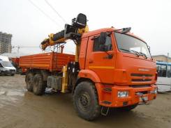 Soosan SCS866LS. КМУ Soosan SCS 866 LS с буровой установкой на шасси Камаз 43118, 12 000 куб. см., 6 000 кг.