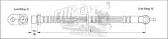 Шланг тормозной. Toyota: Platz, ist, Vios, Sienta, Vitz, Porte, Soluna Vios, XA, WiLL Vi, Scion, Echo, Yaris Verso, Probox, Funcargo, Raum, Yaris, Ech...