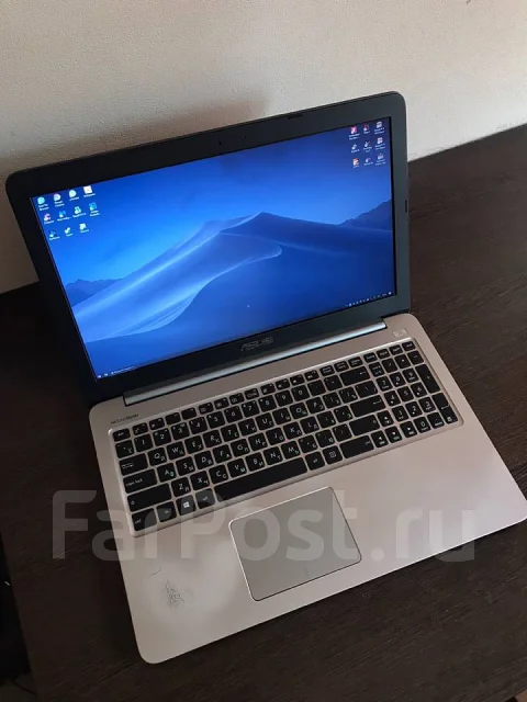 Asus K501UX. 15.6", 3,1����, ��� 6 ��, ���� 1 000���, WiFi: 1, Bluetooth: 1, ����������� �� 4��. ����
