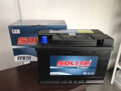 Аккумулятор Solite EFB70 N70 E45(Евро) 70а/ч 680а Start-STOP во Владивостоке Solite. 70 А.ч., Обратная (левое), производство Корея