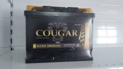 Аккумулятор Cougar 62 Ач (прям) в Абакане Cougar. 62 А.ч., Прямая (правое), производство Россия