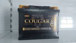 Аккумулятор Cougar 62 Ач (обр) в Абакане Cougar. 62 А.ч., Обратная (левое), производство Россия