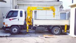 Hyundai Mighty. Продам грузовик Hyundai E-Mighty с крановой установкой, 3 907 куб. см., 4x2