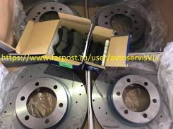 Диск тормозной. Toyota Land Cruiser, URJ202, URJ202W, VDJ200 Двигатели: 1URFE, 1VDFTV