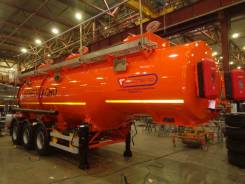Сеспель SF3328. Полуприцеп-цистерна SF3328 (светлые нп, 28м3, 3 отс., оси BPW )