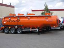 Сеспель SF3330. Полуприцеп-цистерна SF3330 (светлые нп, 30м3, 3 отс., насос СВН-80, ос