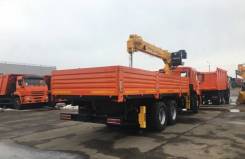 Soosan SCS736LII. КМУ Камаз 65115-3094-50 (Евро-5) + верх. упр. + борт, 11 762 куб. см., 12 500 кг., 6x4