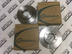 Комплект передних тормозных дисков Toyota G-brake GR-02339 (Japan) во Владивостоке Диск тормозной. Toyota: Tacoma, Hilux Surf, Land Cruiser Prado, 4Runner, Land Cruiser 3RZFE, 5VZFE, 1KDFTV, 1KZTE, 1KZT, 3L, 3RZF