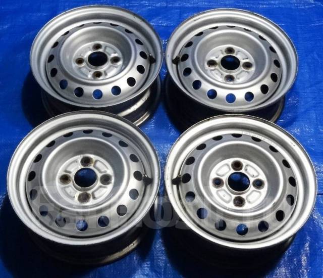 Оригинальные штампованные диски Toyota R13 5.0J 100x4. 4 шт. Отправка ...