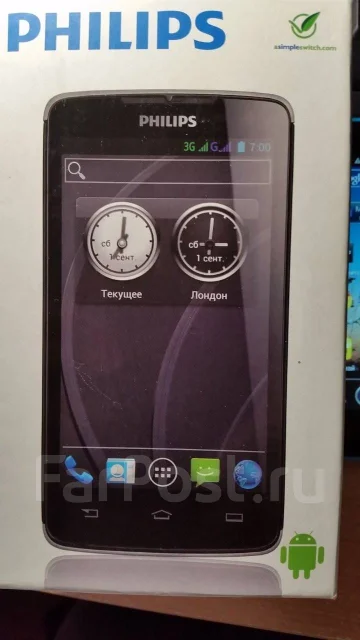 Philips Xenium W732. �/�, �����, 3G ����