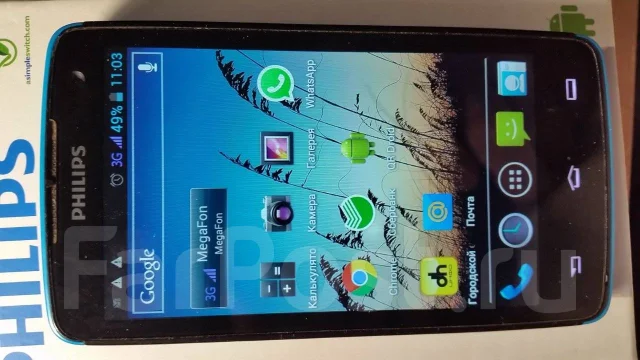 Philips Xenium W732. �/�, �����, 3G ����