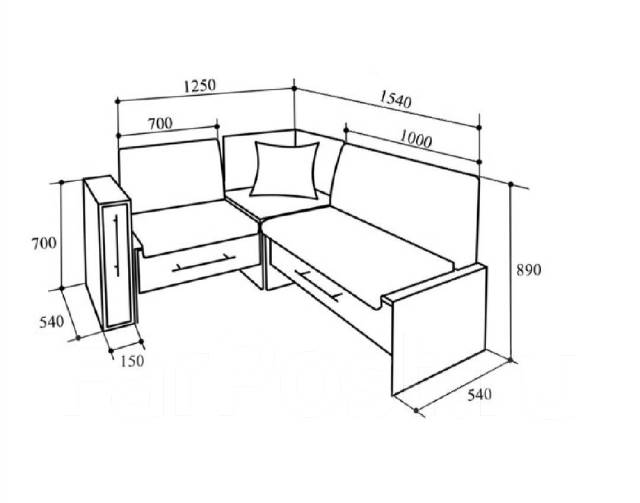 Угловой диван своими руками чертежи и схемы