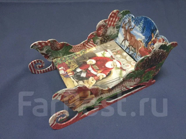 Новогодние Сани Из Конфет