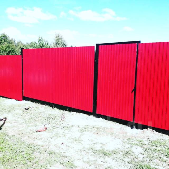 Заборы, ворота, винтовые сваи, сварочные работы в Хабаровске