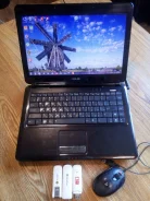Asus K40IN. 14", 2����, ��� 3072 ��, ���� 320���, WiFi: 1, Bluetooth: 1 ����