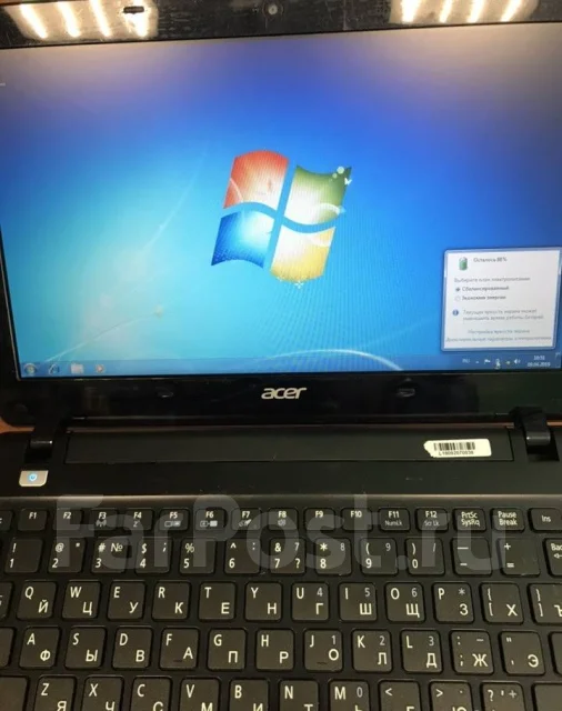 Acer Aspire One 725. ��� 4 ��, ���� 500��� ����