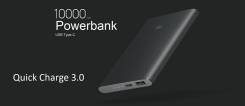 Xiaomi PowerBank 3 Pro 10000mAh. QC 3.0. ТехноСеть в Хабаровске Аккумуляторы внешние.