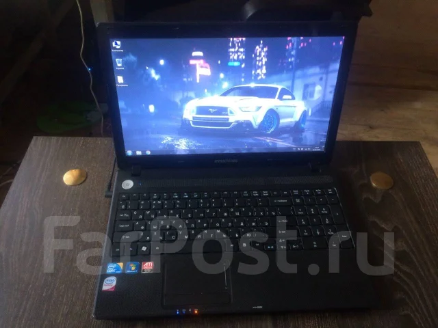 eMachines E732G. 15.6", 2,4����, ��� 3072 ��, ���� 120���, WiFi: 1, Bluetooth: 1, ����������� �� 3��. ����
