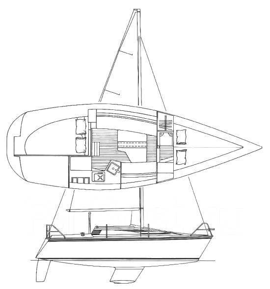 ������ �������-�������� ���� Hunter 265. ����� 8,1��., 1988 ��� ����