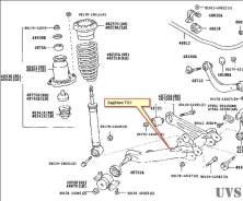 Рычаг TOYOTA ALLION ZRT265