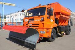KDM ЭД-244К. КДМ ЭД244К на шасси Камаз 43253-3010-69 (ПС-5 м3+ПМ-8,2 м3+отв. +щетка), 8 000 куб. см.